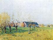 Alfred Sisley, Bauernhof zum Hollenkaff